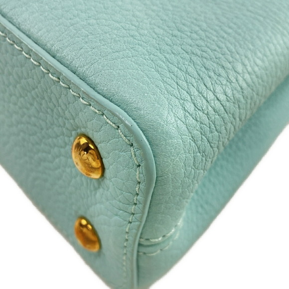 Louis Vuitton Capucines Mini Leather Handbag Vert d'Eau - Picture 6 of 16